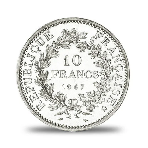 10 Francs Hercule argent