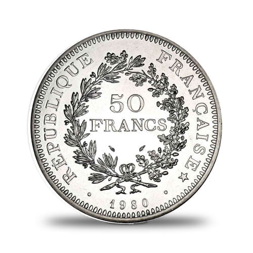 50 Francs Hercule argent