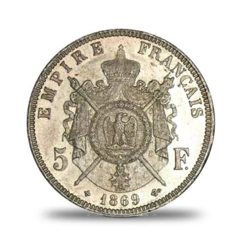 5 Francs Napoléon III écu argent