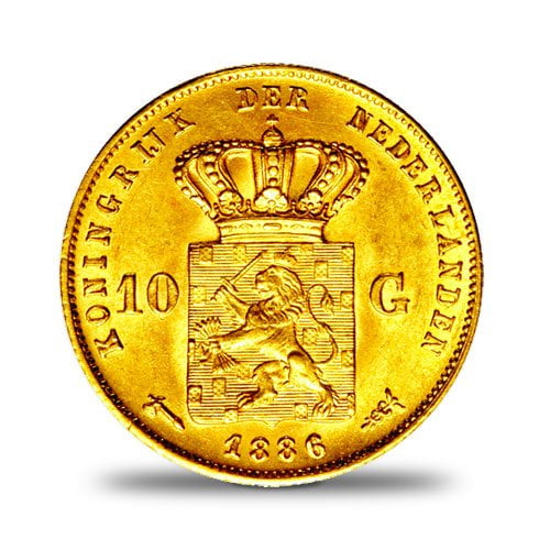 10 Florins Pays-Bas or